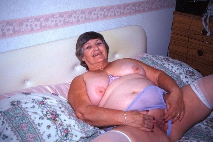 Free porn pics of Big sexy grandma strips off her purple knickers 3 of 26 pics
