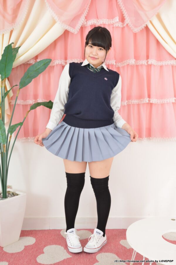 Free porn pics of Asuka Hoshimi - white cotton pantie upskirt show 5 of 85 pics