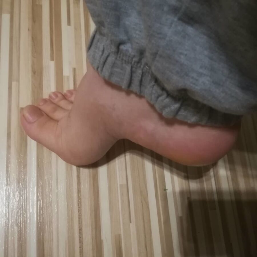 Free porn pics of My men feet and I love it too 1 of 18 pics