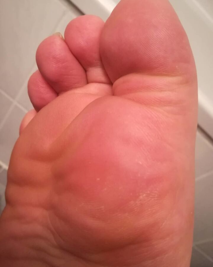 Free porn pics of My men feet and I love it too 13 of 18 pics