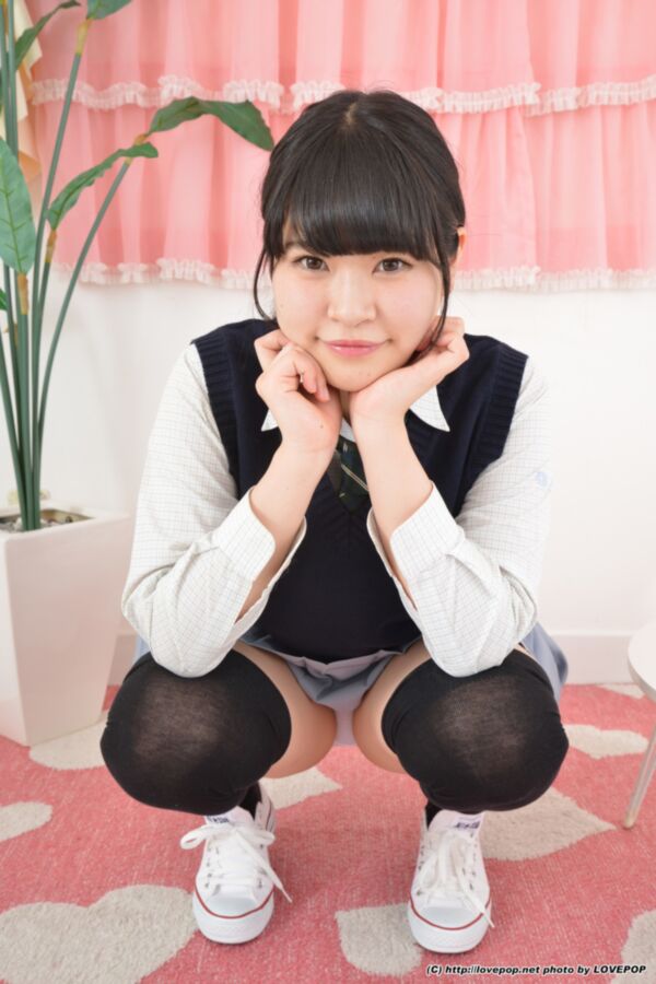 Free porn pics of Asuka Hoshimi - white cotton pantie upskirt show 17 of 85 pics