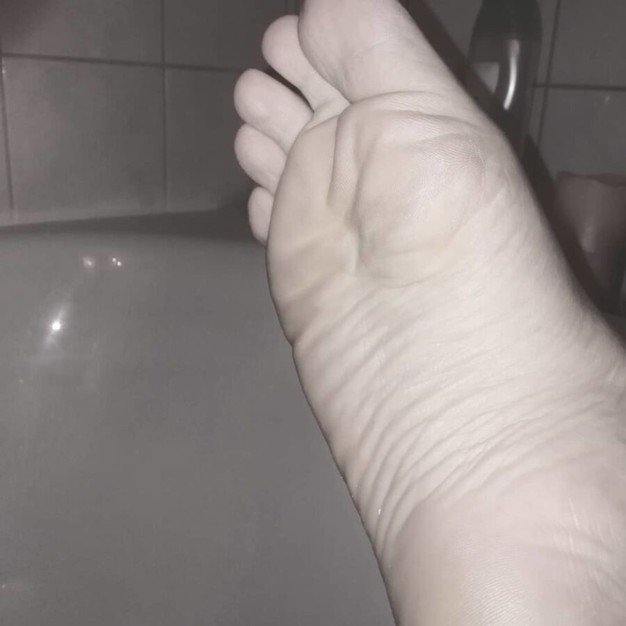 Free porn pics of My men feet and I love it too 2 of 18 pics