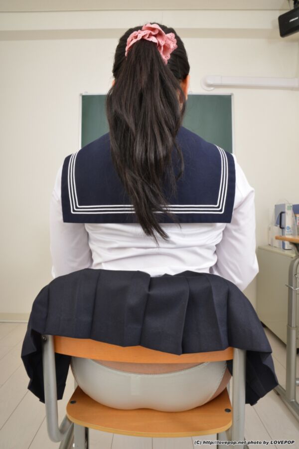 Free porn pics of Asuka Hoshimi - classroom upskirt show 7 of 78 pics