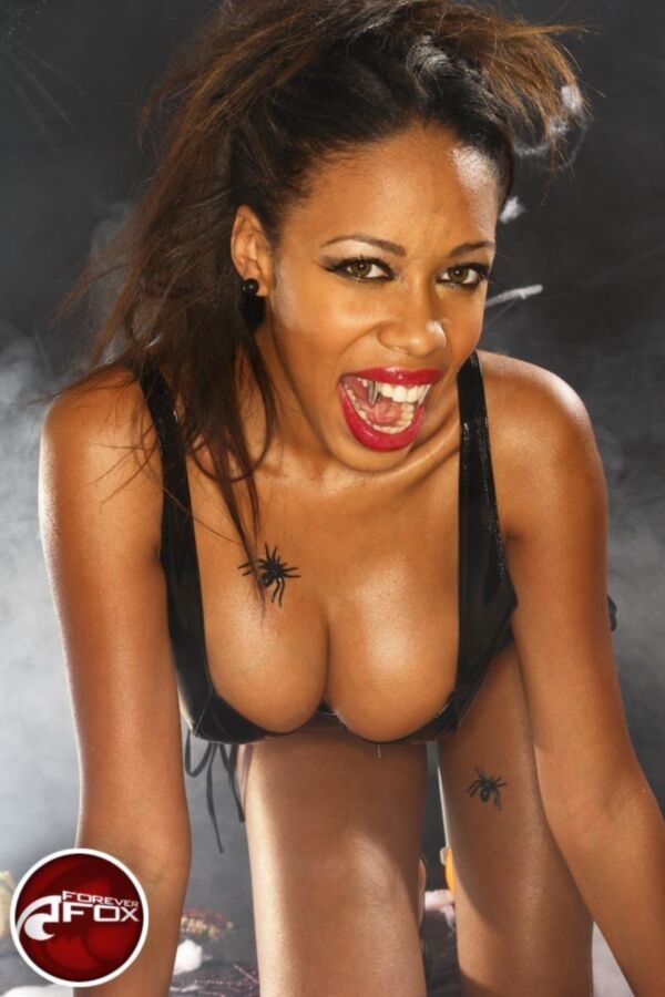 Free porn pics of Ebony Halloween 6 of 41 pics