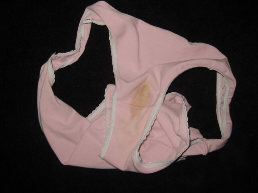 The heavily soiled panties of my wife - Fetish Porn Pic