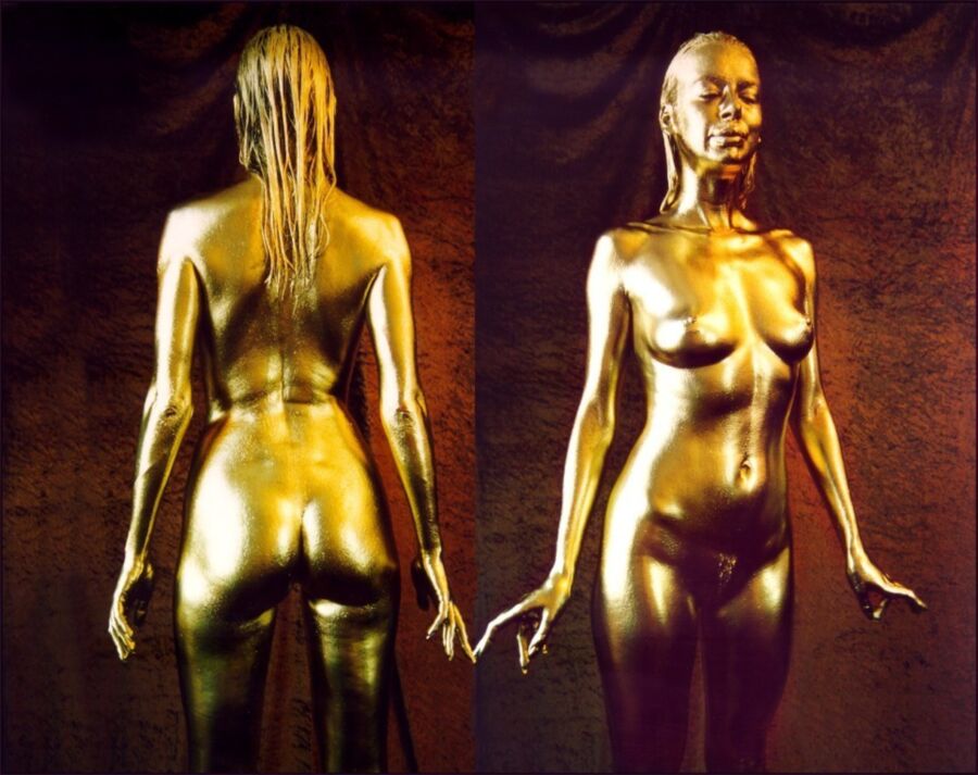 Free porn pics of Metallic Bodypainting 4 of 12 pics