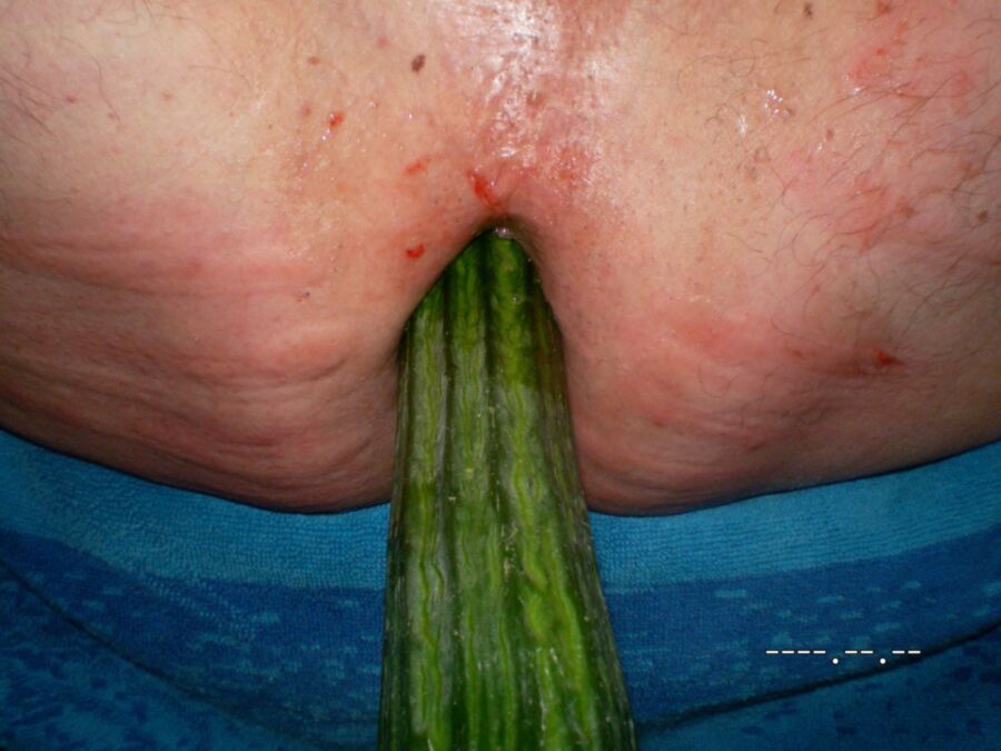 Free porn pics of Painful Anal witch Cucumber and more 10 of 12 pics