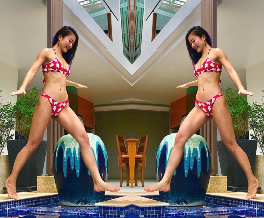 Free porn pics of Sammi GLX Asian Thong Bikini Specialist Works Hot Ass 4 of 15 pics