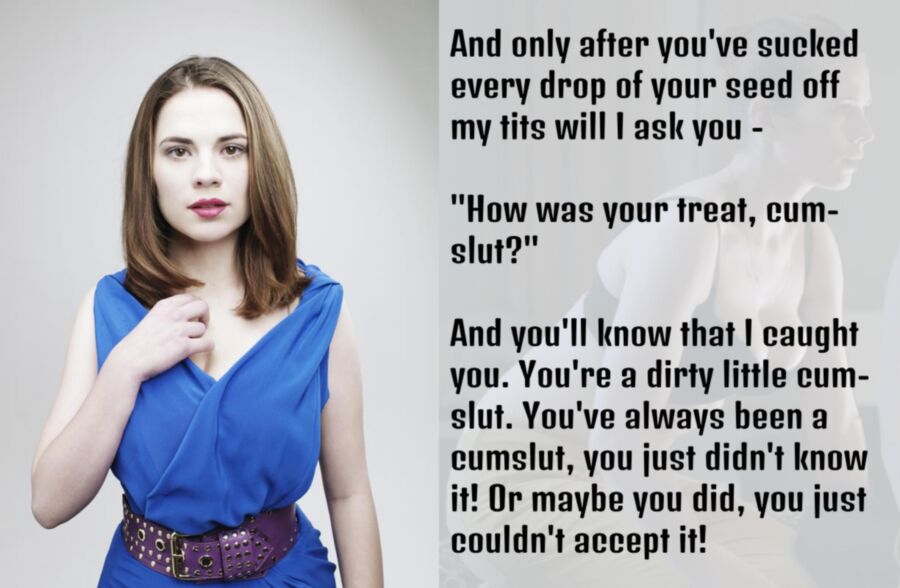 Free porn pics of Hayley Atwell Cum Eating Captions 4 of 4 pics