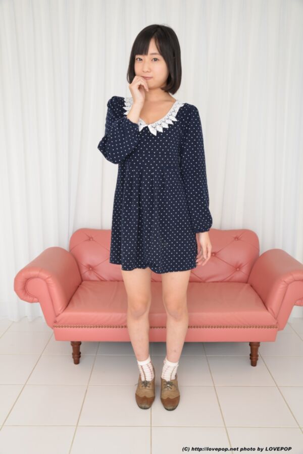 Free porn pics of Sumire Tsubaki - light-blue flowered panties under navy dress 1 of 57 pics