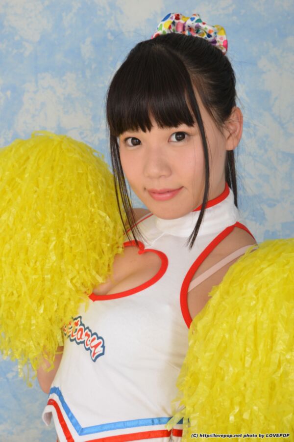 Free porn pics of Riho Kodaka - cheerleader upskirt practice 6 of 85 pics