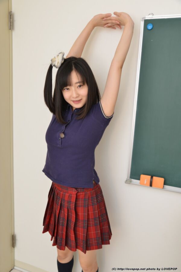 Free porn pics of Sumire Tsubaki - classroom strawberry panties 23 of 76 pics