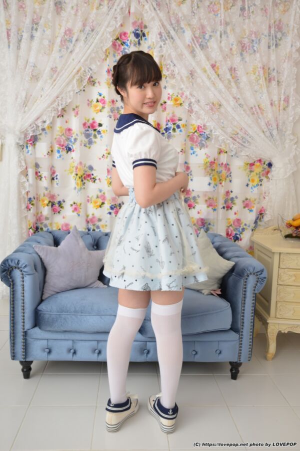 Free porn pics of Sakura Suzunoki - light blue satin panties on the couch 13 of 88 pics