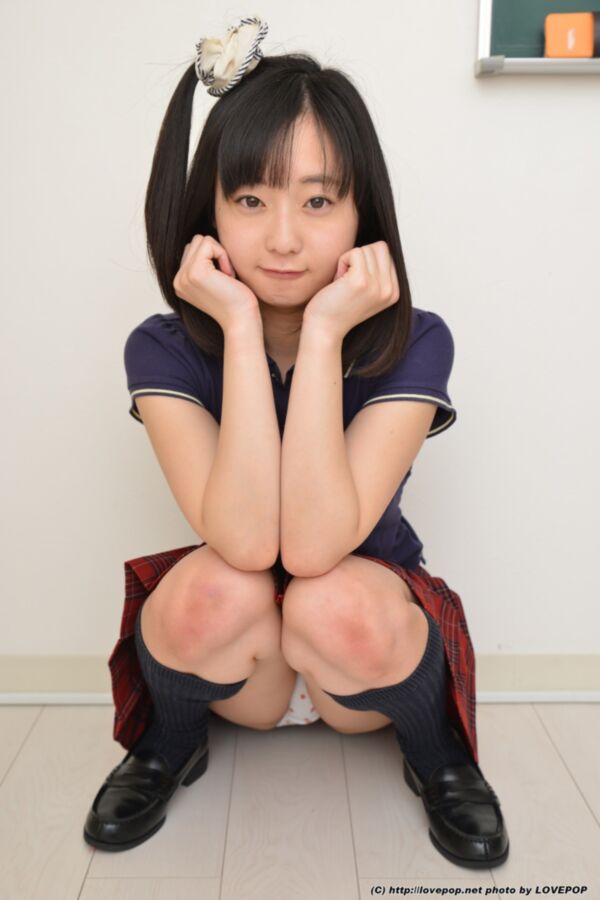 Free porn pics of Sumire Tsubaki - classroom strawberry panties 12 of 76 pics
