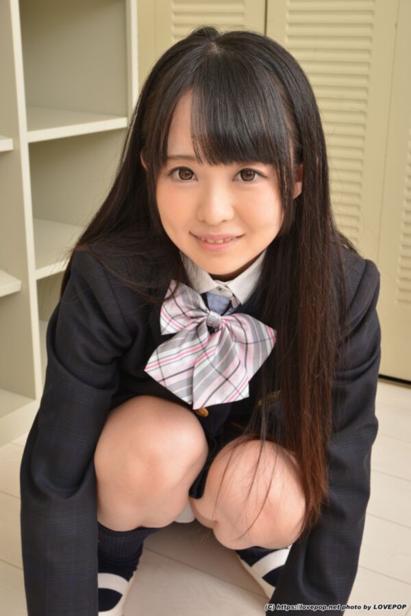 Free porn pics of Kirari Sena - school uniform upskirt show 22 of 61 pics