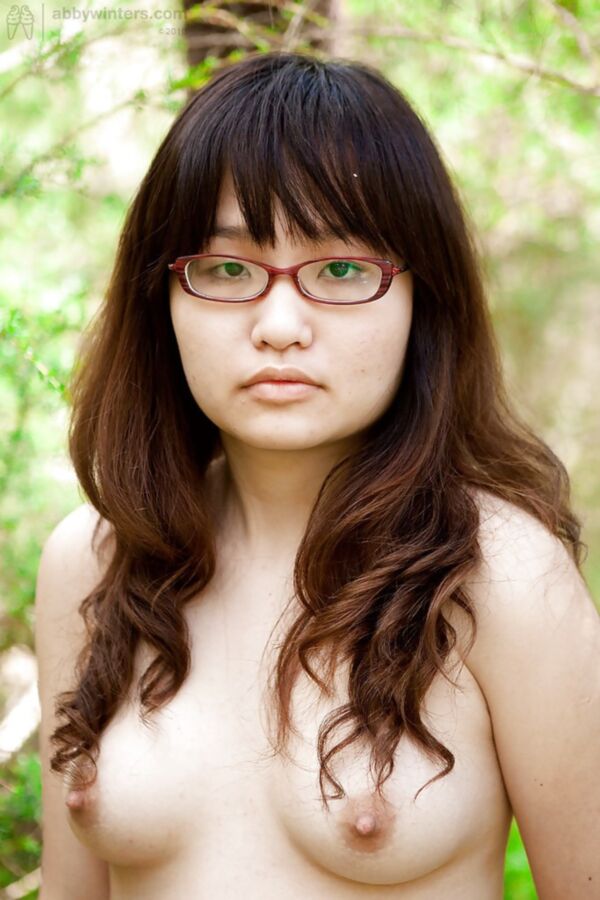 Free porn pics of Chubby Nerd Asian Gita Stripping in Woods 16 of 16 pics