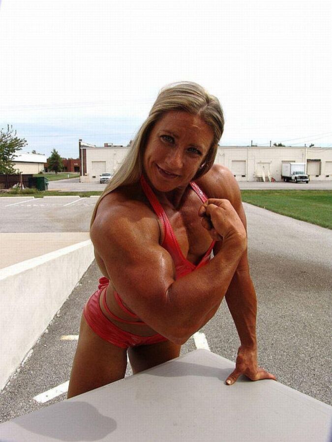 Free porn pics of Dena Westerfield! Ripped Muscle Blonde Bunny! 23 of 89 pics