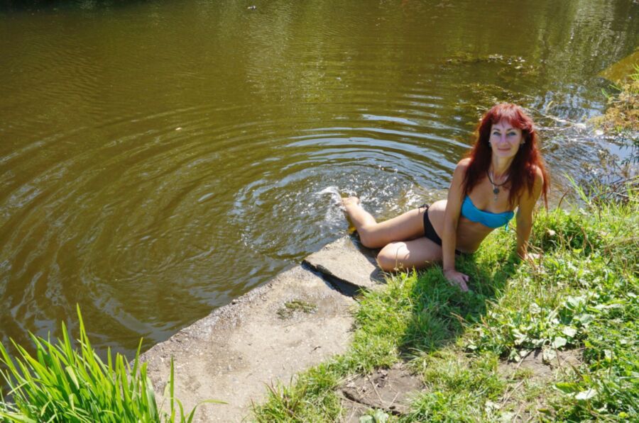 Free porn pics of on the edge near the water 18 of 44 pics