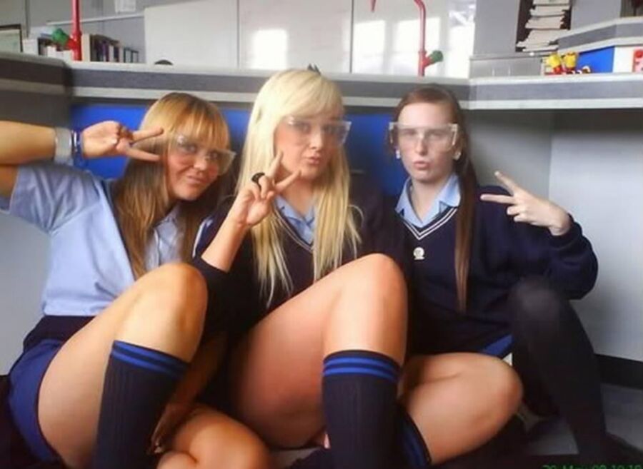 Free porn pics of British School Chavs for training 21 of 50 pics