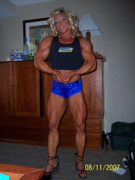 Free porn pics of Dena Westerfield! Ripped Muscle Blonde Bunny! 10 of 89 pics