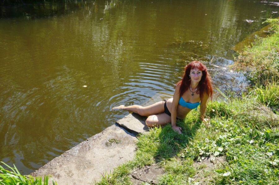 Free porn pics of on the edge near the water 9 of 44 pics