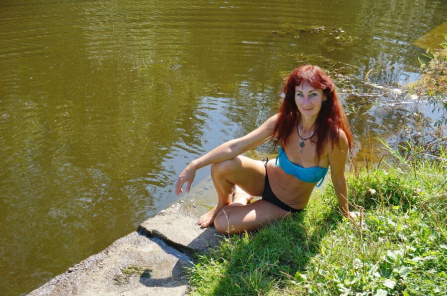 Free porn pics of on the edge near the water 22 of 44 pics