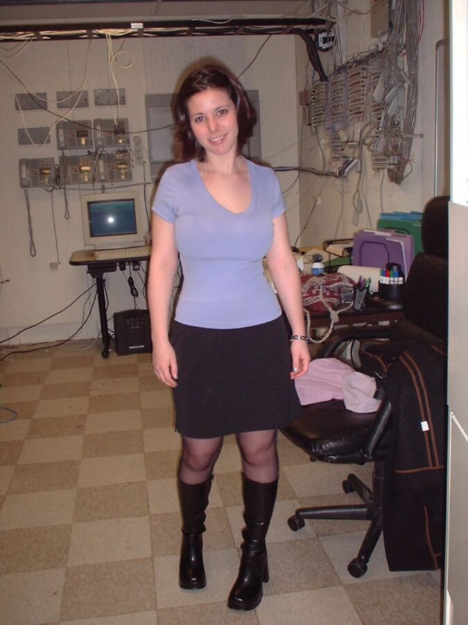 Free porn pics of Young - Amateur - Lilly aka Laurie - Busty office girl 18 of 73 pics