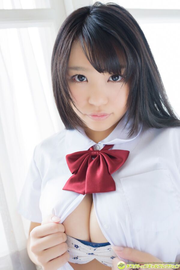 Free porn pics of Satomi Watanabe busty school girl 8 of 74 pics