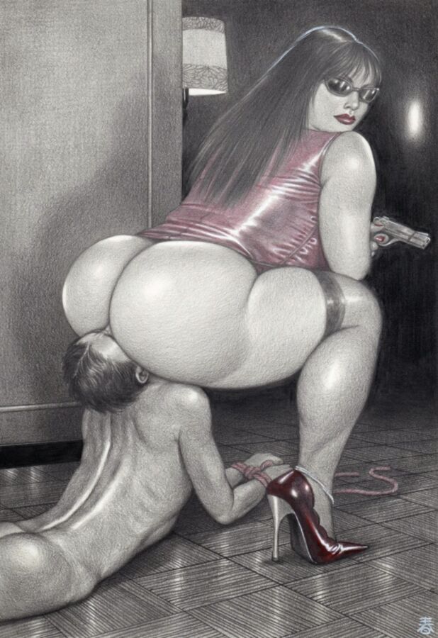 Brunette bbw giantess facesitting chinese man