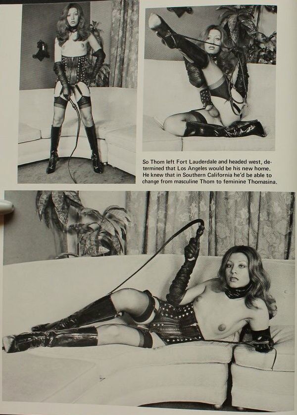 Free porn pics of Vintage She-Male Dominatrix Magazine Eros 4 of 22 pics