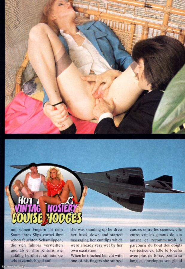 Free porn pics of Nylon Fever - Stewardess In Stockings Fucks Guy 8 of 17 pics