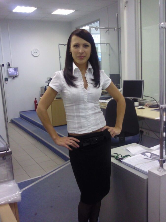 Free porn pics of Young - Amateur - Agente - Russian office lady with big nipples 2 of 8 pics