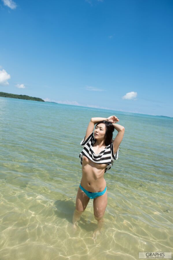 Free porn pics of At a beachside holiday home with Aoyama Hana 1 of 132 pics