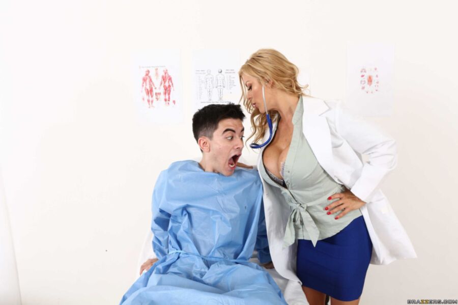 Free porn pics of Blond MILF - Big Tit Nurse Gives Special Treatment   2 of 911 pics