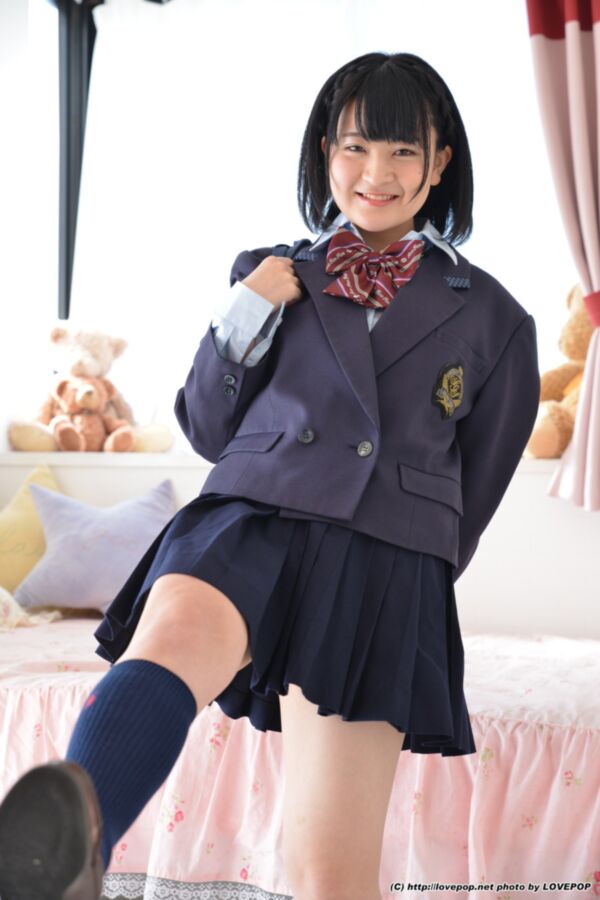 Free porn pics of Naughty school girl tease Asahi Yuna 22 of 89 pics