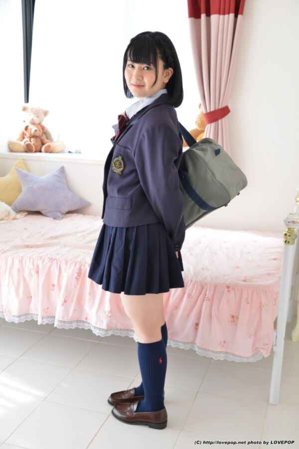 Free porn pics of Naughty school girl tease Asahi Yuna 11 of 89 pics