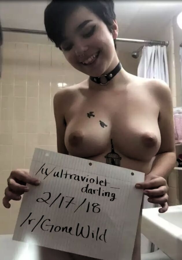 Free porn pics of Hot and silly goth girl 8 of 11 pics