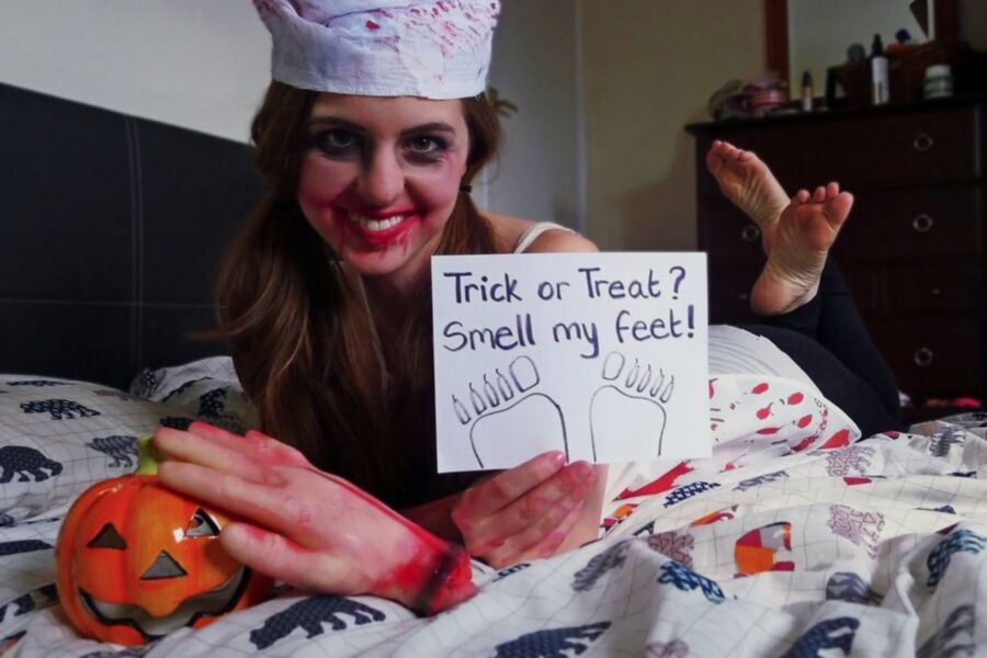 Free porn pics of Contribution - Trick or Treat, Smell my Feet! 8 of 23 pics