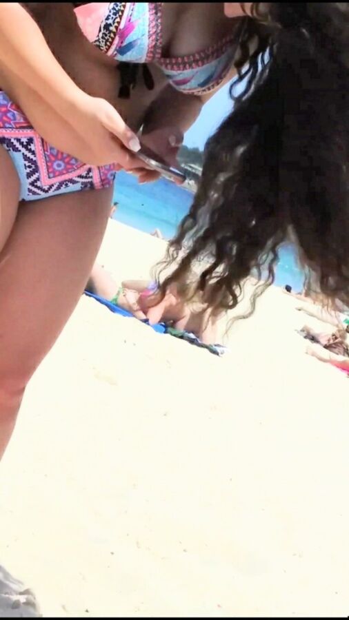 Free porn pics of Beach Day with my Step D Checking phone  10 of 18 pics