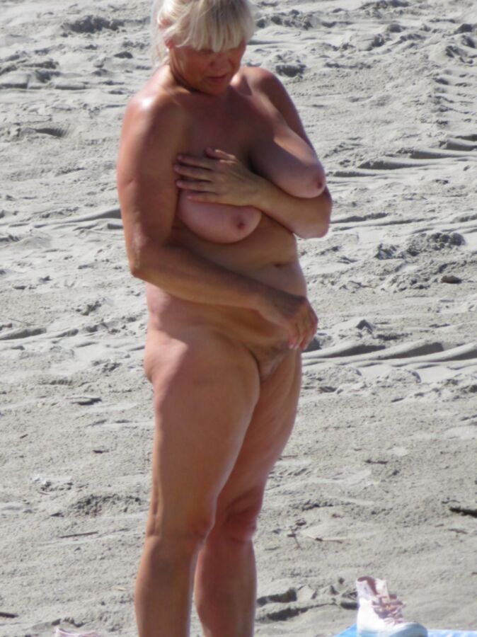 Free porn pics of Voyeur Mature Naked at Beach 3 of 48 pics