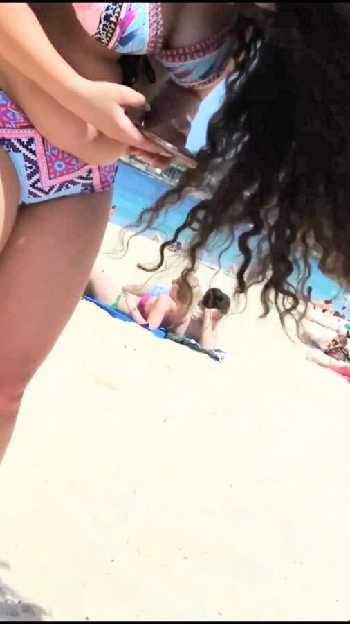 Free porn pics of Beach Day with my Step D Checking phone  13 of 18 pics