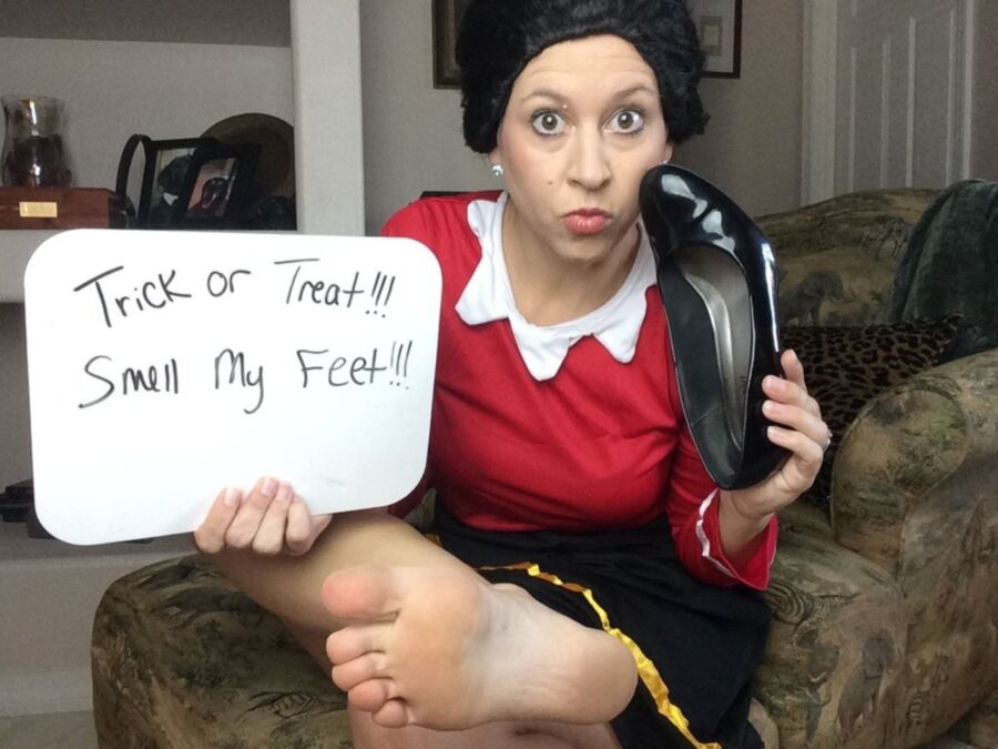 Free porn pics of Contribution - Trick or Treat, Smell my Feet! 4 of 23 pics