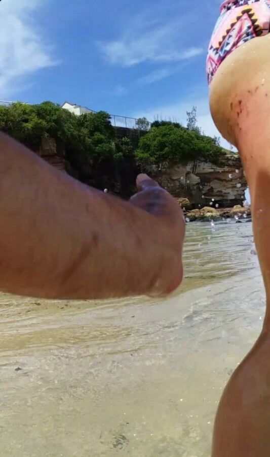 Free porn pics of Beach Day with my Step D Just giving a hand 6 of 98 pics