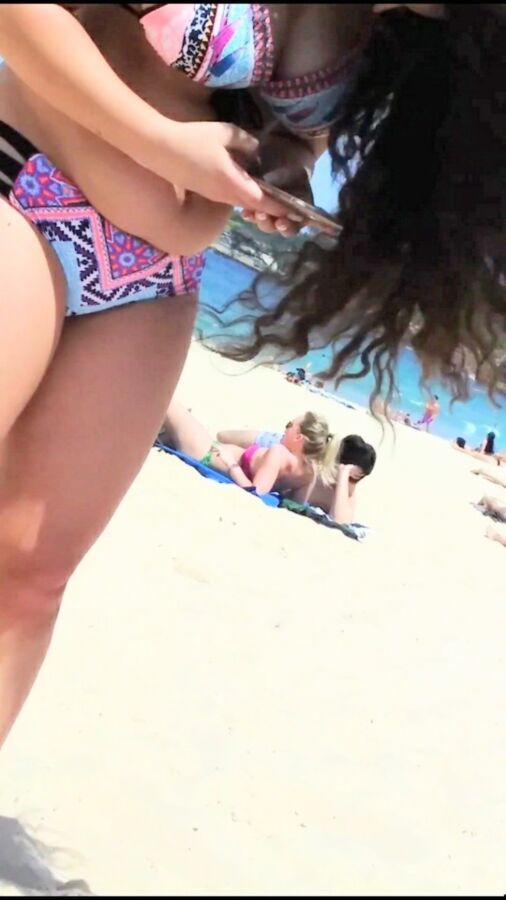 Free porn pics of Beach Day with my Step D Checking phone  12 of 18 pics