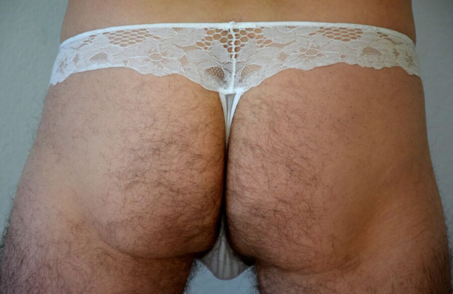 Free porn pics of White lace panties 5 of 11 pics