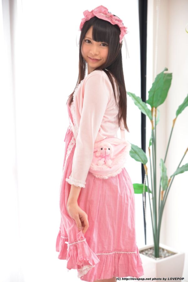 Free porn pics of Airi Natsume - pink dress panty play 5 of 86 pics