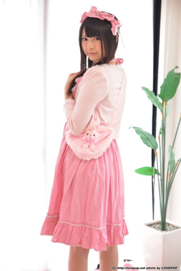Free porn pics of Airi Natsume - pink dress panty play 9 of 86 pics