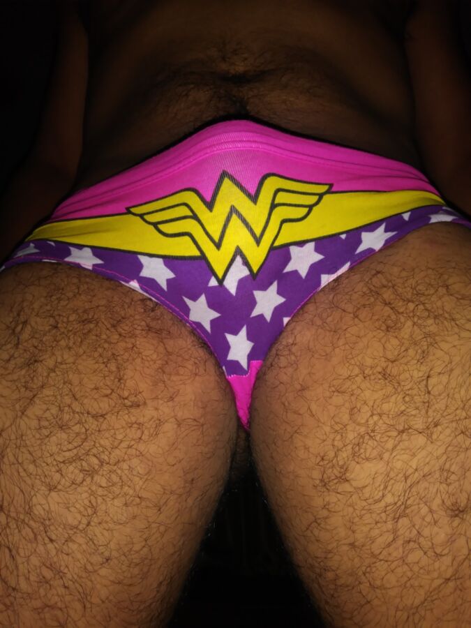 Free porn pics of Hubby in Superhero Panties 17 of 32 pics