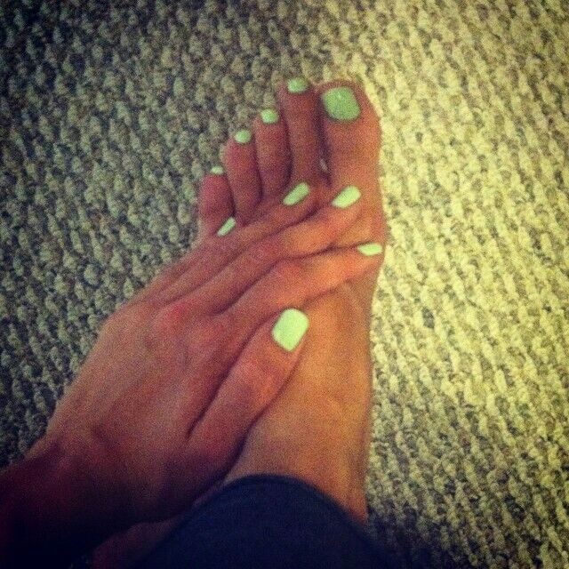 Free porn pics of Green toenails 2 of 2 pics