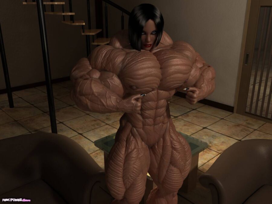 Free porn pics of Aria Muscle Girl 11 of 25 pics